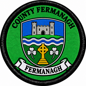 County Fermanagh Crest 80mm Embroidered Patch