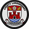 County Londonderry Crest 80mm Embroidered Patch