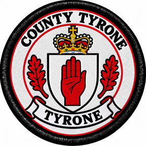 County Tyrone 80mm Embroidered Patch