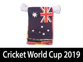 Flagmania Cricket World Cup 2019 Bunting - 20 flags (10 teams, twice) (6m Length)