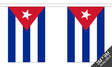 Flagmania Cuba Bunting, 9 metre bunting