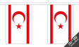 Flagmania Cyprus North Bunting, 9 metre bunting