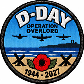 D-Day Operation Overlord 1944-2027 80mm Embroidered Patch