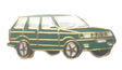 Range Rover Green 4 X 4 Motorcar Quality Enamel Lapel Pin Badge image 0
