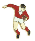 Westoe Rugby Player ENAMEL LAPEL PIN BADGE image 0