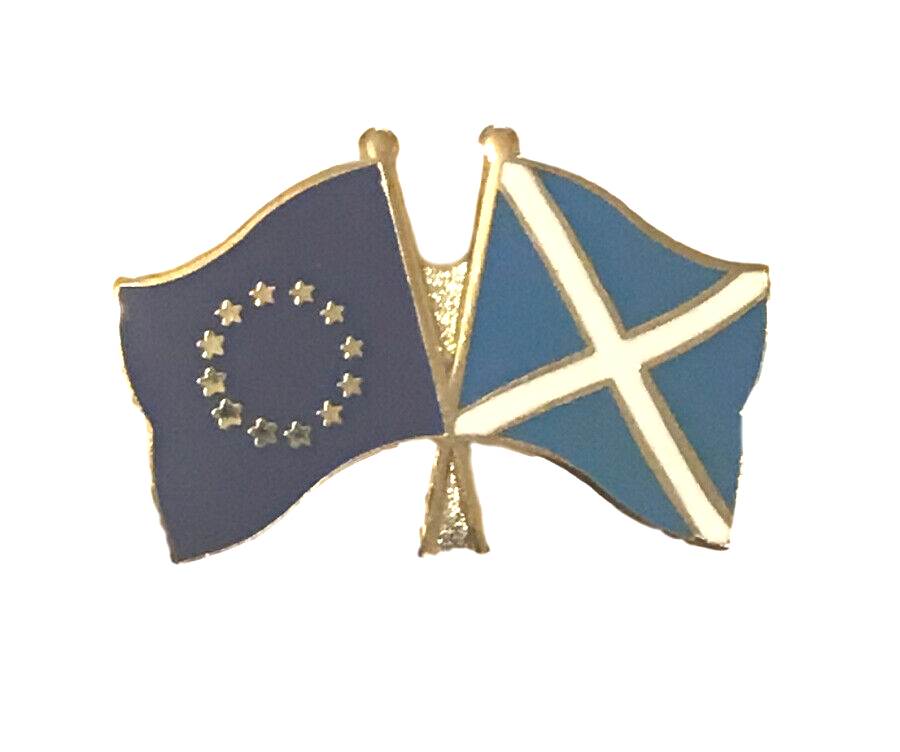 Scotland in Europe Great Britain Referendum Enamel Lapel Pin Badge image 0