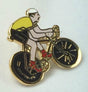 CYCLING TOUR DE FRANCE/BRITAIN BIKE BIKER ENAMEL LAPEL PIN BADGE image 0