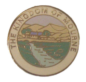 The Kingdom Of Mourne Quality Enamel Lapel Pin Badge image 0