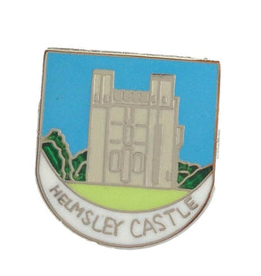 Helmsley Castle North Yorkshire England Quality Enamel Lapel Pin Badge image 0