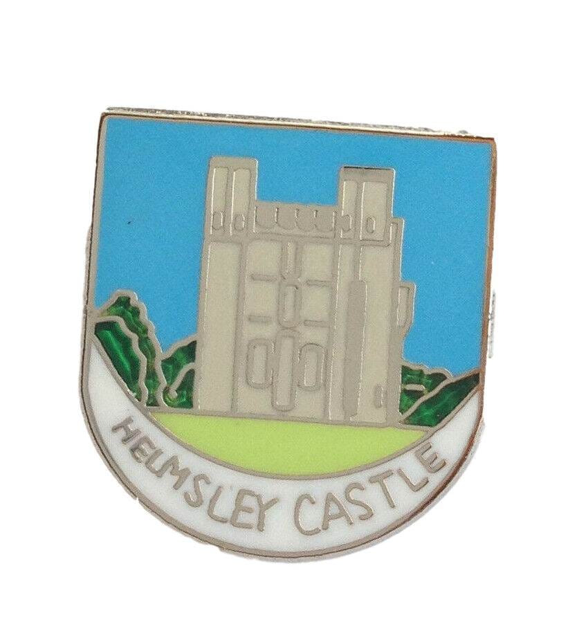 Helmsley Castle North Yorkshire England Quality Enamel Lapel Pin Badge image 0