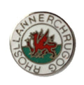Rhosllannerchrugog Wales Quality Enamel Lapel Pin Badge image 0