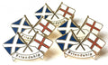 5 x Scotland & England Friendship New Design Enamel lapel pin badges image 0