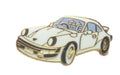 Porsche White Motor Sports Car Quality Enamel Lapel Pin Badge image 0