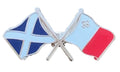 Scotland & Malta Flags Friendship Enamel Lapel Pin Badge T1202 image 0