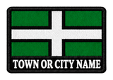 Devon personalised county patch artwork preview, 90 x 60mm