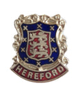 Hereford Herefordshire England Quality Enamel Lapel Pin Badge image 0