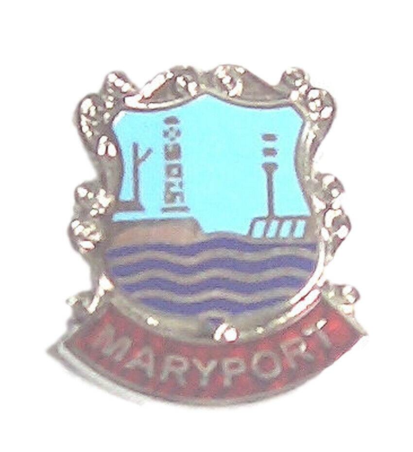 Mary Port Town Coat Of Arms Quality Enamel Lapel Pin Badge image 0