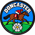 Doncaster Yorkshire Horse Racing White Rose 80mm Embroidered Patch