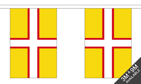 Dorset New 3 metre bunting, 10 flags - Flagmania