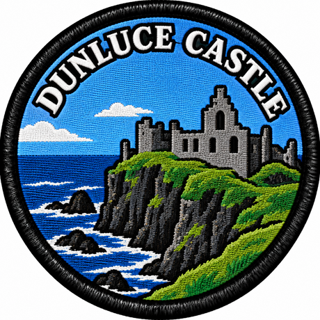 Dunluce Castle 80mm Embroidered Patch