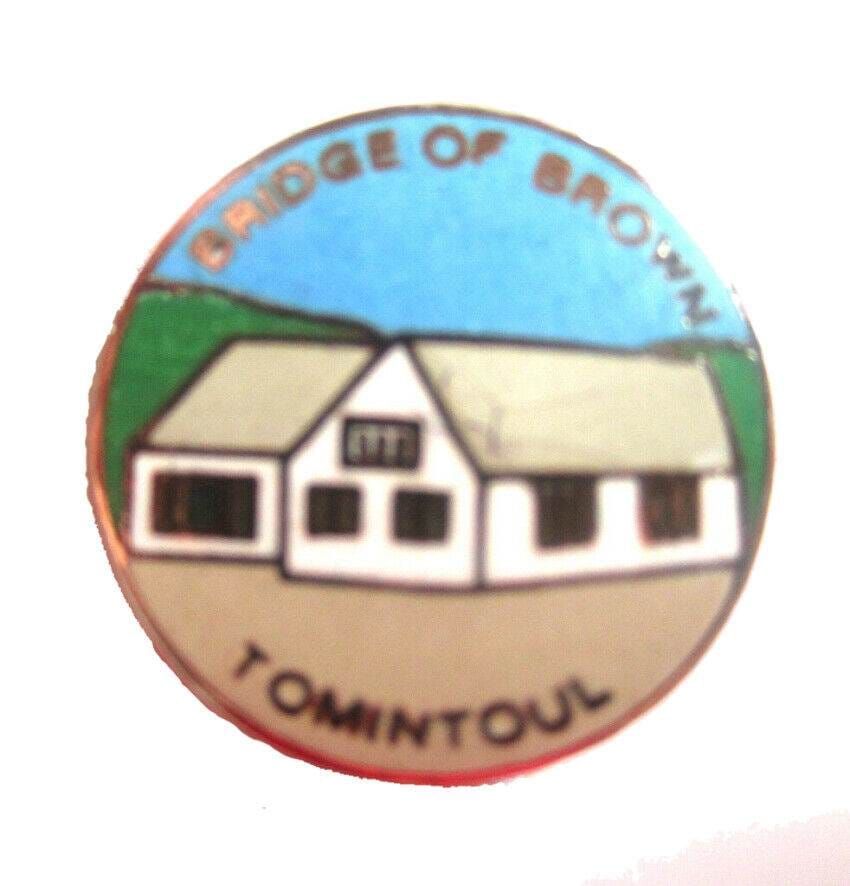 Bridge Of Brown Tomintoul Quality Enamel Lapel Pin Badge image 0