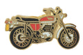 Classic B.S.A. Super bike Sports Bike Motorbike Biker Enamel Lapel Pin Badge image 0