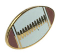 Rugby Ball Quality enamel lapel pin badge image 0