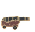 Pirate Ship Military Cannon Enamel Lapel Pin Badge image 0