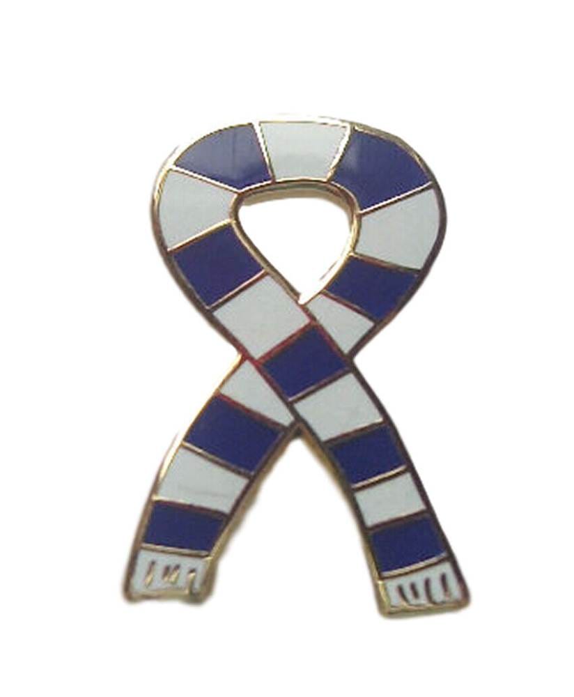 Oxford City Retro Bar Scarf Ribbon Gold Plated Enamel Lapel Pin Badge image 0