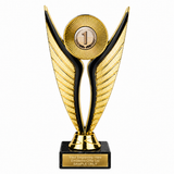1st Place Classic economy trophy 195mm with plastic top and marble base