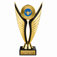 Lamp of Learning economy trophy 195mm with plastic top and marble base