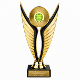 Five-a-Side Football economy trophy 195mm with plastic top and marble base