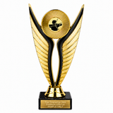 Archery economy trophy 195mm with plastic top and marble base