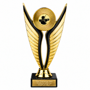 Archery economy trophy 195mm with plastic top and marble base