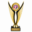 Dancing Couple economy trophy 195mm with plastic top and marble base