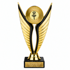Ballet economy trophy 195mm with plastic top and marble base
