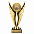 Darts and Board Bronze economy trophy 195mm with plastic top and marble base