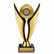 Dartboard economy trophy 195mm with plastic top and marble base