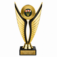 Three Darts economy trophy 195mm with plastic top and marble base
