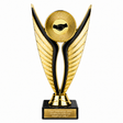 Handshake economy trophy 195mm with plastic top and marble base