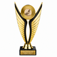 Racing Pigeon Bronze economy trophy 195mm with plastic top and marble base