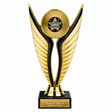 Player of the Match economy trophy 195mm with plastic top and marble base
