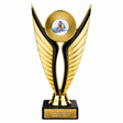 Downhill Skiing economy trophy 195mm with plastic top and marble base