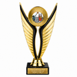 Female Volleyball economy trophy 195mm with plastic top and marble base