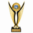 Golf Ball on Course economy trophy 195mm with plastic top and marble base