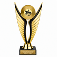 Dressage Gold economy trophy 195mm with plastic top and marble base