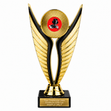Tap Dancing economy trophy 195mm with plastic top and marble base