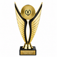 1st place economy trophy 195mm with plastic top and marble base