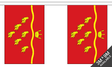 East Sussex 3 metre bunting, 10 flags - Flagmania