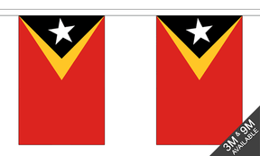 East Timor 3 metre bunting, 10 flags - Flagmania